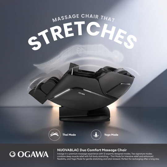 [NEW ARRIVAL] OGAWA NUOVABLAC Duo Comfort Massage Chair (FREE Massage Chair Cover)*